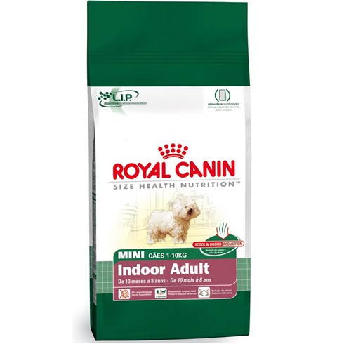 Ração Royal Canin Cães Mini Indoor Adulto