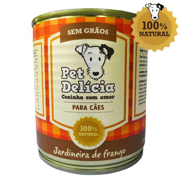pet delicia jardineira de frango