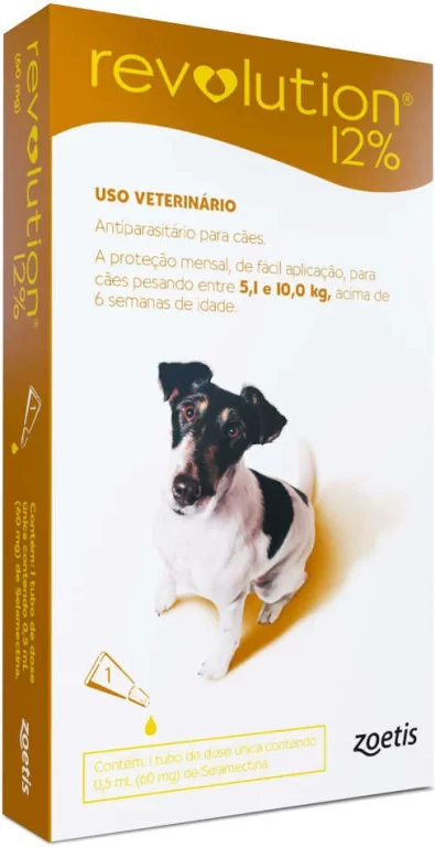 Antipulgas e Carrapatos Zoetis Revolution para Cães