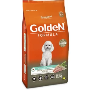 Ração Premier Golden Formula Cães Adultos Frango e Arroz Mini Bits