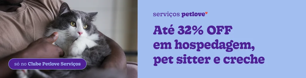 Banner conteúdo Clube Petlove Serviços 32 OFF
