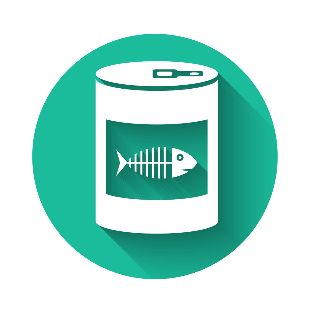 Desenho de pote de sardinha