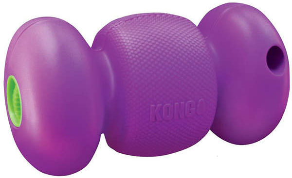KONG-Replay-Petlove Brinquedo Interativo KONG Replay Porta Petisco Roxo
