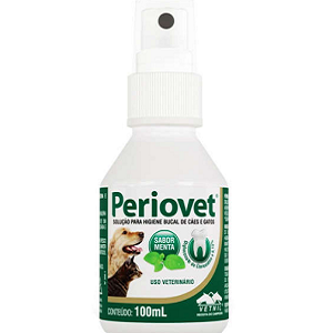 Solução Vetnil para Higiene Bucal em Spray Periovet Solução Vetnil para Higiene Bucal em Spray Periovet