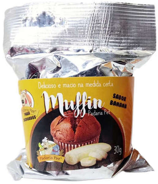 Muffin Padaria Pet Sabor Banana para Cães