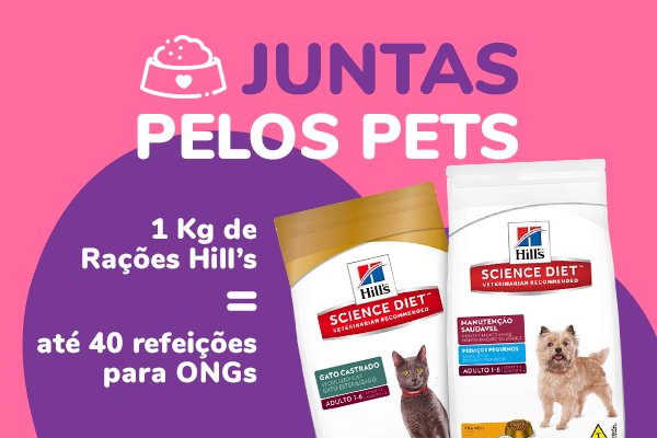 Petlove e Hill’s lançam campanha para ajudar ONGs de animais