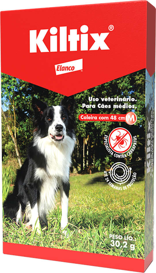 Coleira antipulgas Kiltix.
