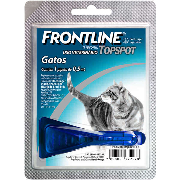 Frontiline, um dos melhores antipulgas para gatos