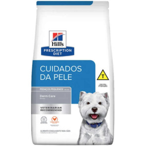 Ração Seca Hill's Prescription Diet Pedaços Pequenos Cuidados com a Pele para Cães Adultos
