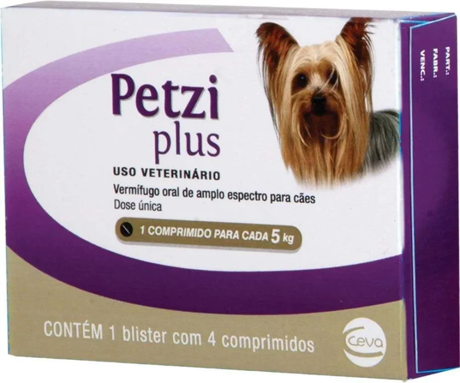 Vermífugo Petzi Plus 