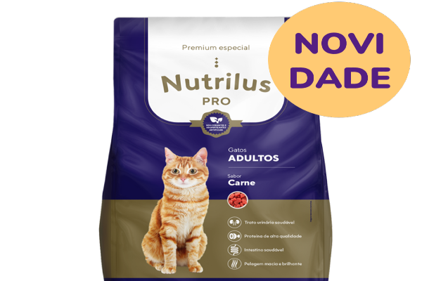 Novidade: Ração Nutrilus para gatos adultos