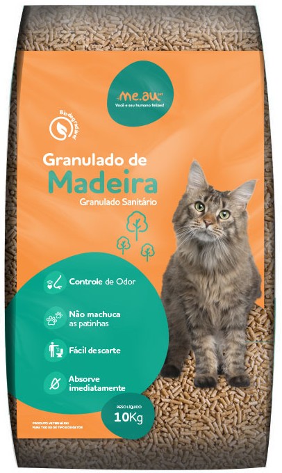 Me.Au granulado de madeira