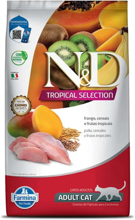 N&D Tropical Selection Frango, Cereais e Frutas Tropicais
