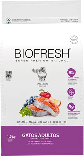 Biofresh Salmão, Maçãs, Orégano e Blueberry