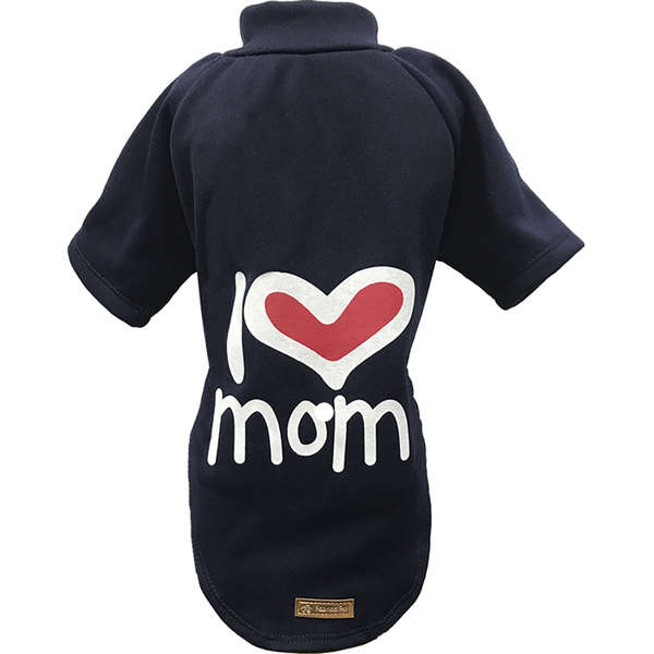 Blusa l Love Mom Azul