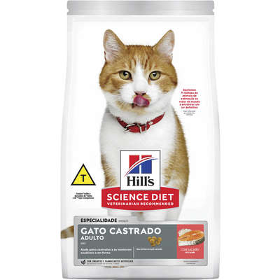 Ração Hill's para gatos castrados