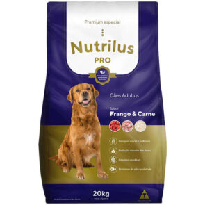 Ração Seca Nutrilus Pro Frango & Carne para Cães Adultos