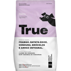 pacote de ração true raças pequenas