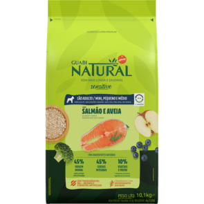 pacote de ração guabi natural sensitive