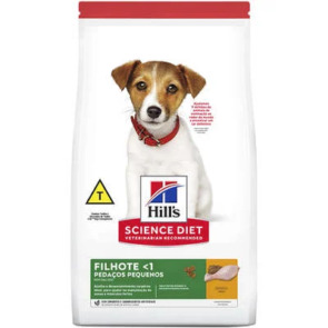 pacote de ração hill's para cachorro filhote