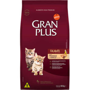 Ração GranPlus Frango e Arroz para Gatos Filhotes 