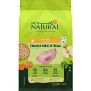Ração Guabi Natural Frango e Arroz Integral para Gatos Filhotes 