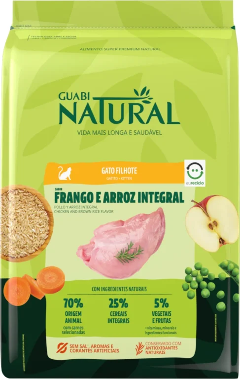 Ração Guabi Natural gatos filhotes