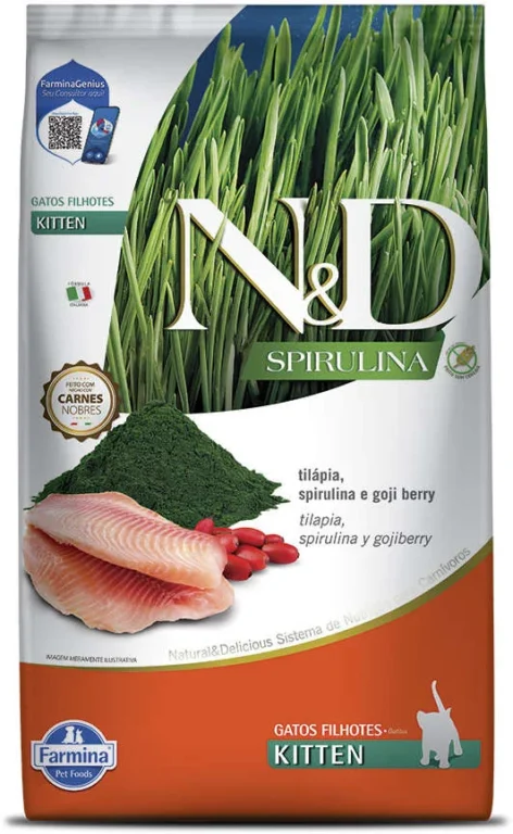 N&D Spirulina gatos filhotes ração