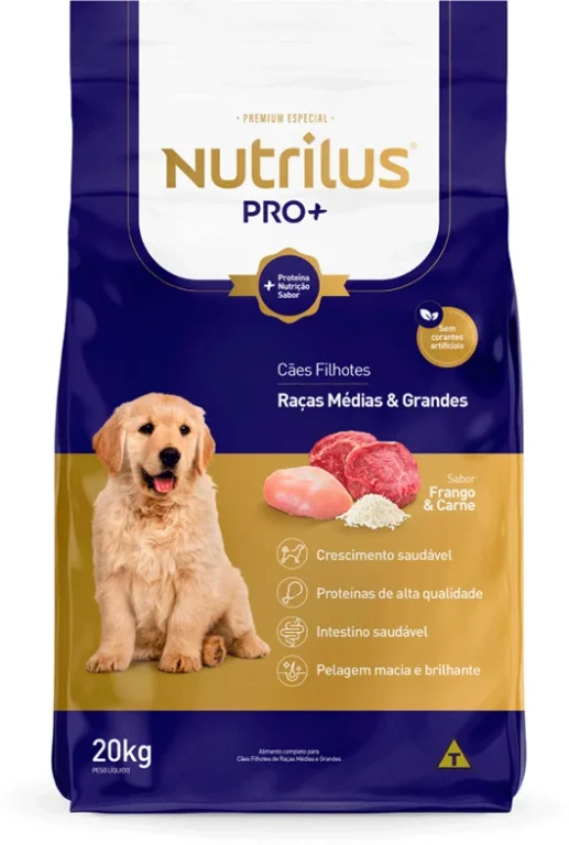 Nutrilus Pro para cães filhotes