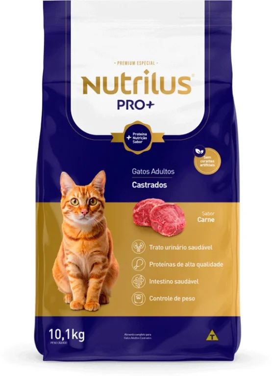 Ração Nutrilus para gatos castrados