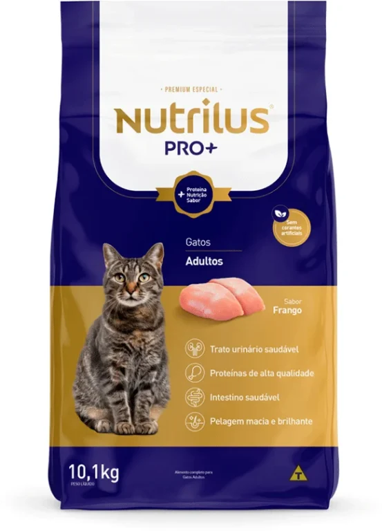 Ração Nutrilus para gatos adultos