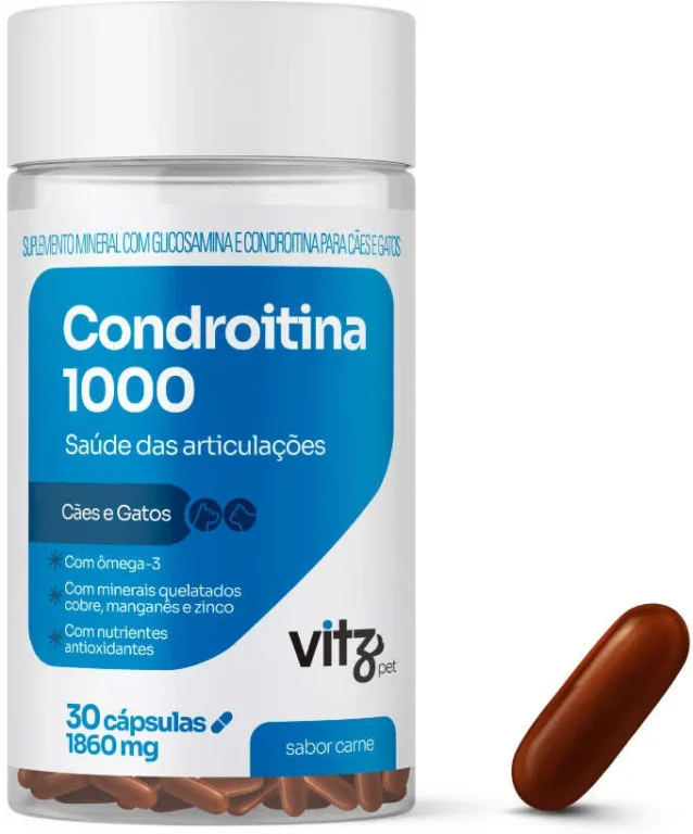 Suplemento Vitz Pet Condroitina 1000 