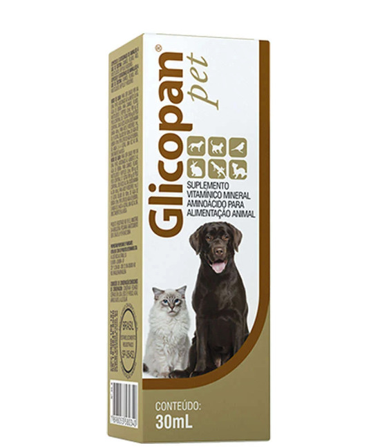 Suplemento Vitamínico Vetnil Glicopan Pet em Gotas