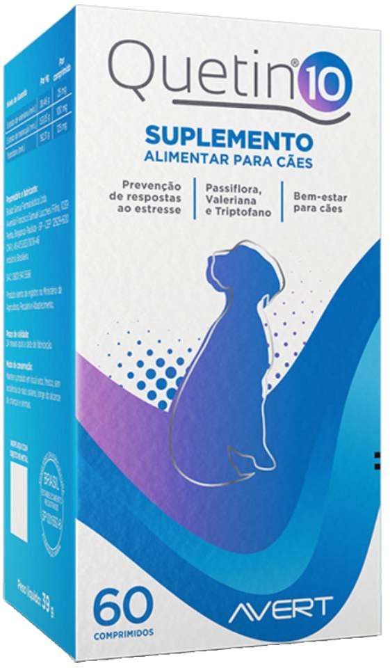 Suplemento Avert Quetin 10 para Cães