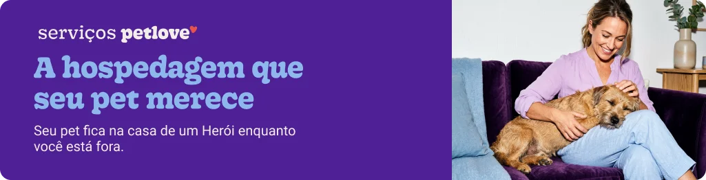 Banner hospedagem Serviços Petlove