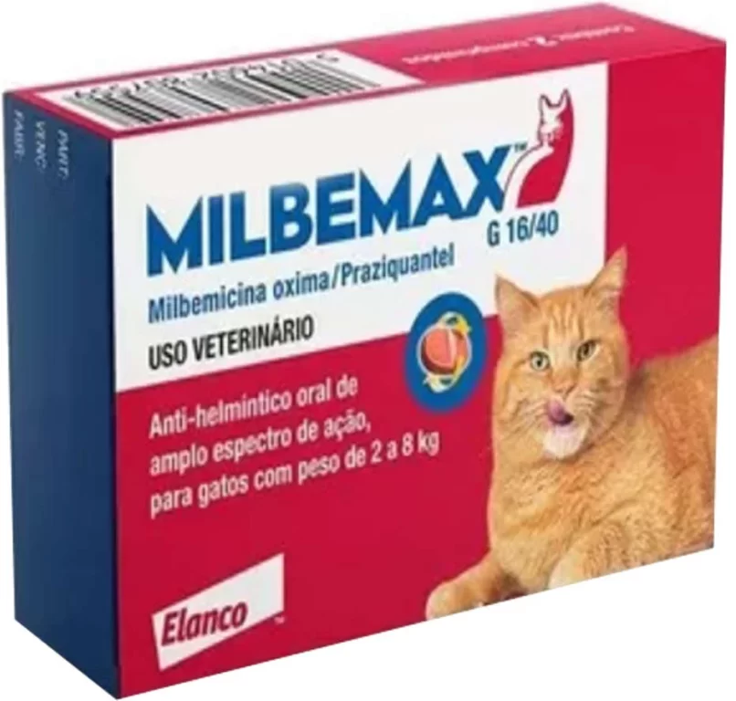 Vermifugo Elanco Milbemax FC para Gatos