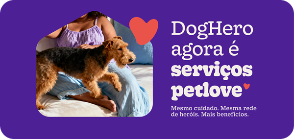 DogHero agora é Serviços Petlove: a mesma confiança, ainda mais benefícios