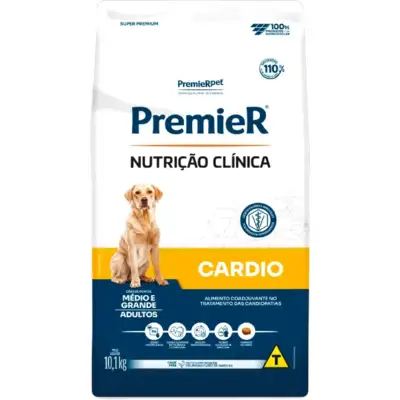 Ração Seca PremieR Nutrição Clínica Cardio para Cães de Porte Médio e Grande
