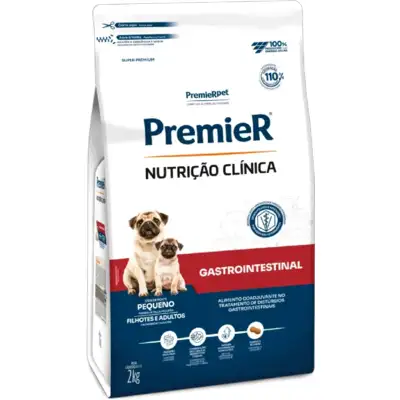 Ração Premier Nutrição Clínica Gastrointestinal para Cães Adultos Pequeno Porte
