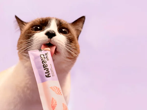 Petisco cremoso True Creamy gatos