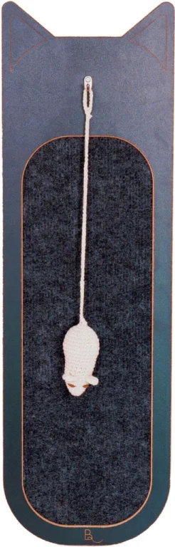 Brinquedo Arranhador Bastet Gancho MDF Preto 
