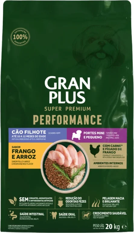 GranPlus Performance para cães filhotes