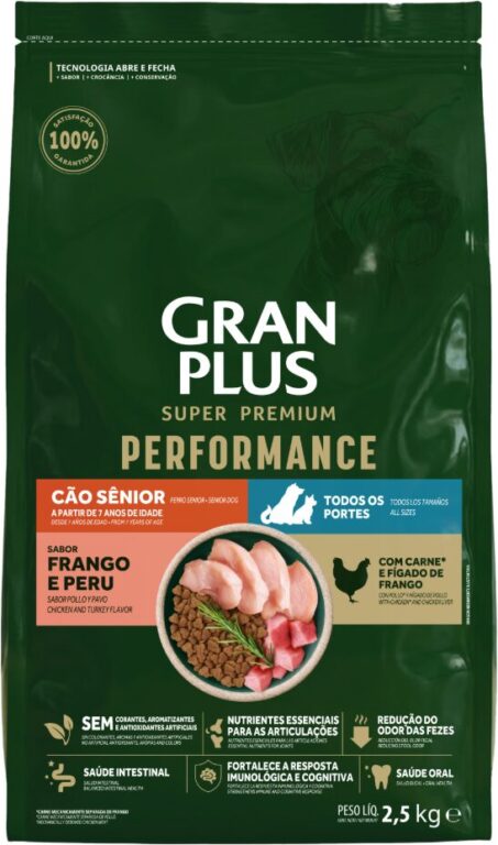 GranPlus Performance para cães sênior