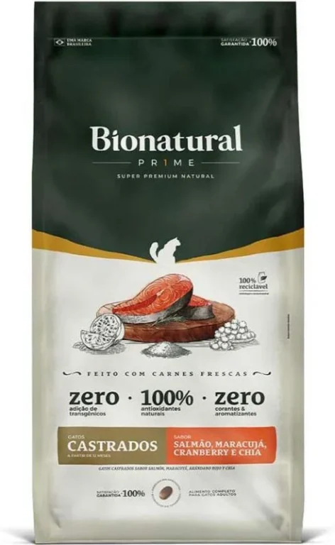 Ração Bionatural gatos